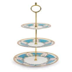 Royal Collection Shop Coat Of Arms 3 Tier Cake Stand* Plates & Bowls