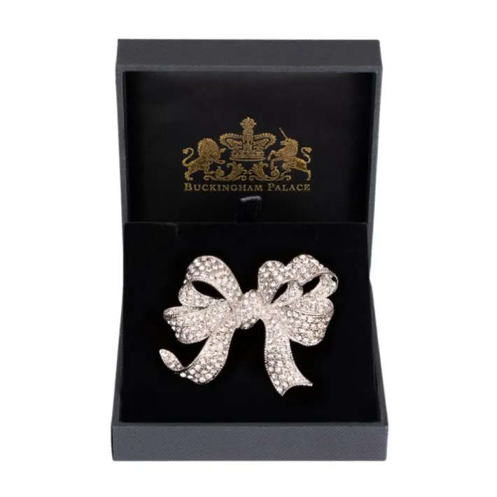 Royal Collection Shop Crystal Bow Brooch* Brooches