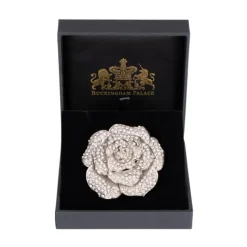 Royal Collection Shop Crystal Rose Brooch* Brooches