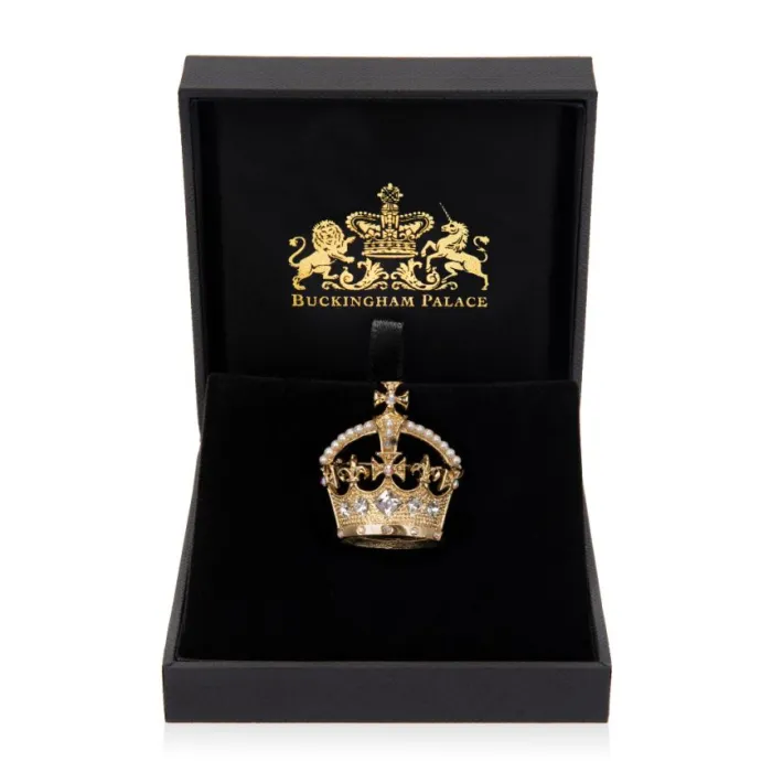 Royal Collection Shop Gold Crown Brooch* Brooches