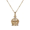 Royal Collection Shop Gold Crown Necklace* Necklaces