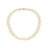 Royal Collection Shop Gold Hematite And White Pearl Collar* Necklaces