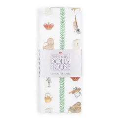 Royal Collection Shop Queen Mary'S Dolls' House Tea Towel* Home Linens