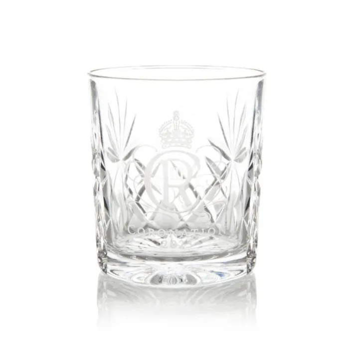 Royal Collection Shop The Coronation Crystal Tumbler* Wine & Spirits