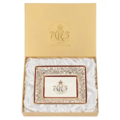 Royal Collection Shop The King'S 75Th Birthday Limited Edition Red Tray* His Majesty The King'S 75Th Birthday