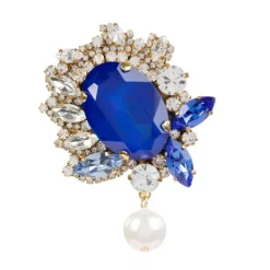 Royal Collection Shop Vicki Sarge Blue Crystal Brooch* Brooches